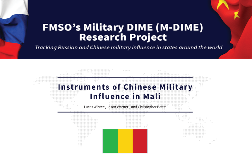 China Military Influence in Mali