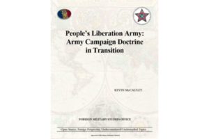 2020 09 01 Peoples Liberation Army Army Campaign Doctrine in Transition Kevin McCauley