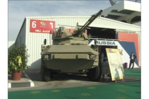 Billingsley 02 Russian pavilion at a previous International Defence Exhibition Conference IDEX
