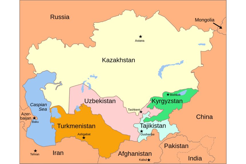 Finch-02-Map-of-Central-Asia Finch 02 Map of Central Asia
