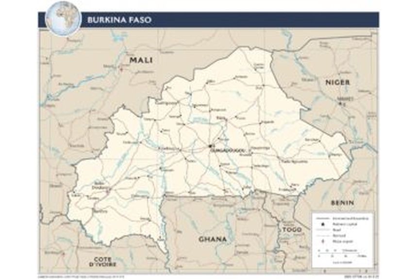 Warner 01 Map of Burkina Faso