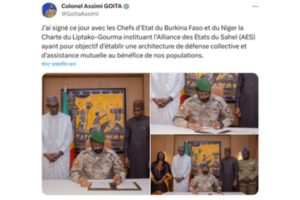 Warner 02 The leader of junta currently ruling Mali COL Assimi Goita