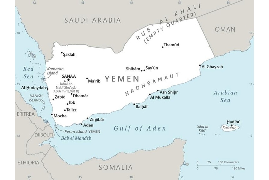 Winter-01-Yemen-map-showing-major-population-centers Winter 01 Yemen map showing major population centers